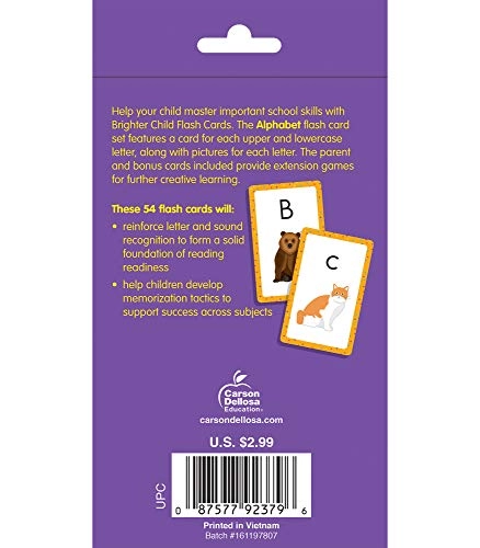 Alphabet Flash Cards - 4 - 7 years