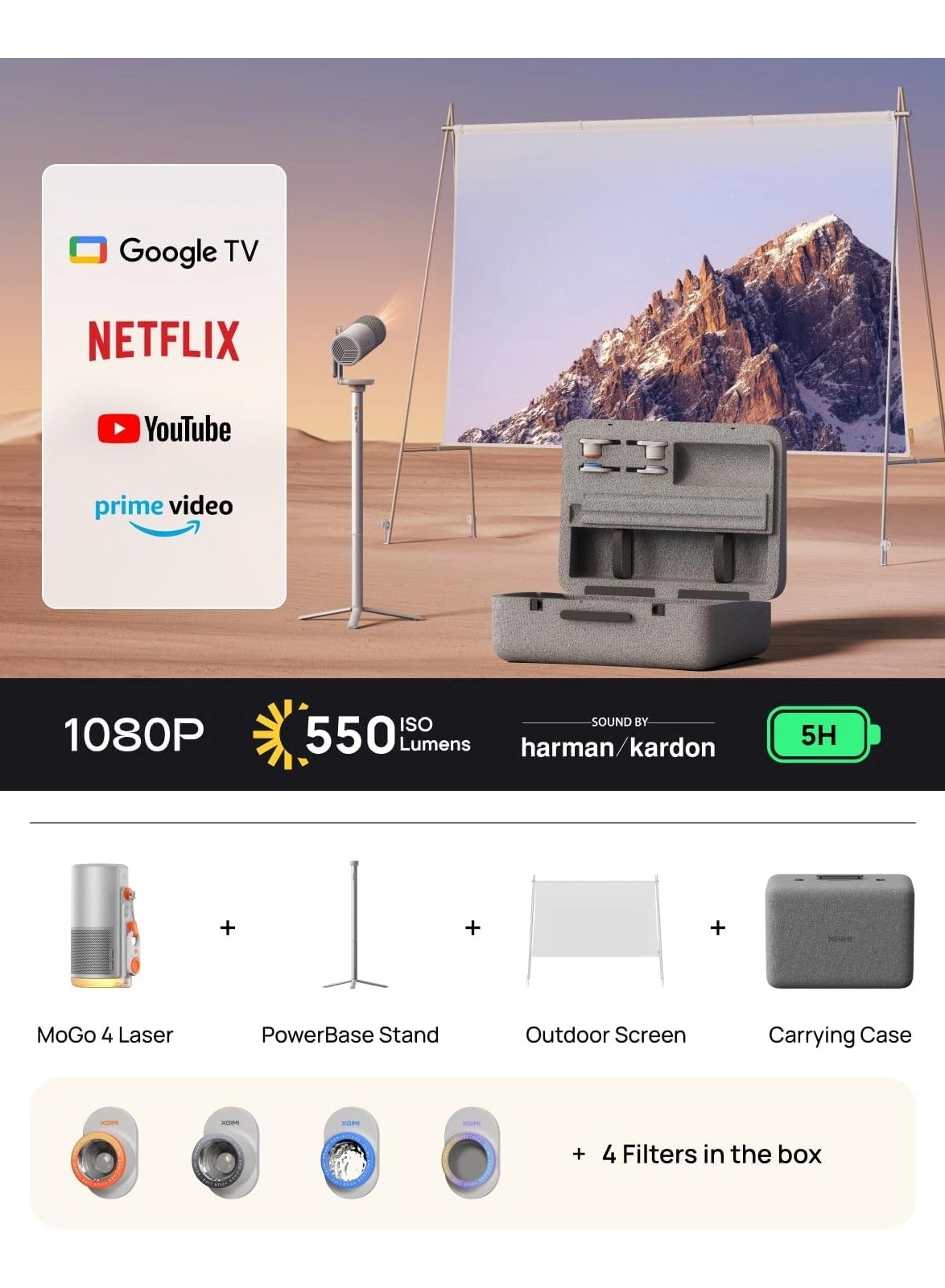 Mogo 4 Laser MOGO4-LASER 660 ANSI Lumens 1920x1080