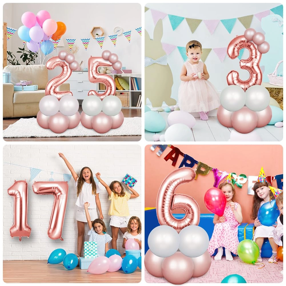 Number 65 Balloons - 2 Birthday