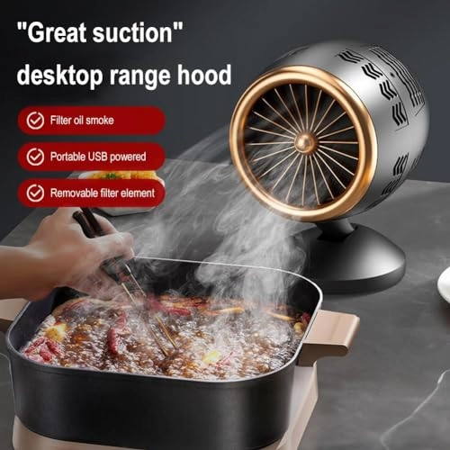 Mini Portable Range Hood - Height Angle Adjustment Low Noise