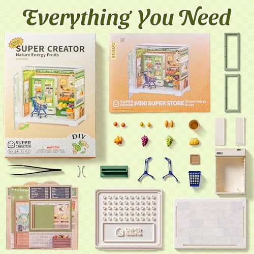 DIY Miniature House Kit - DAILY INSPIRATION CAFE 1:24