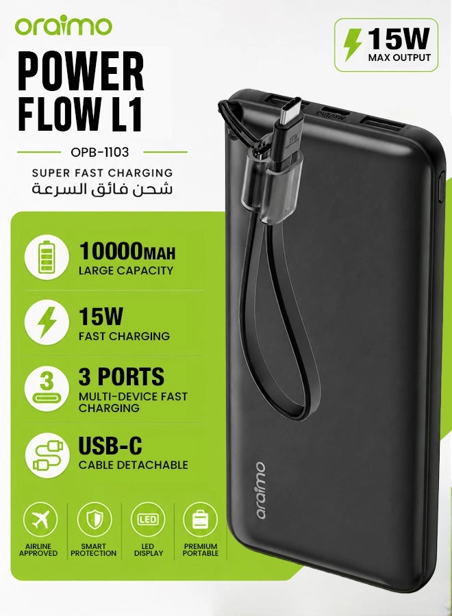 Oraimo PowerFlow L1 - 10000mAh 15W