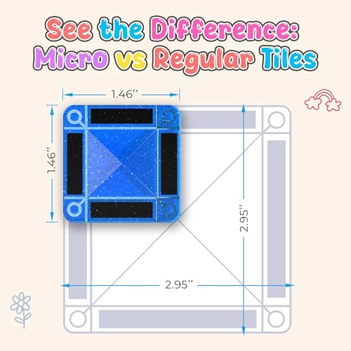 Magnetic Micro Tiles - 18 pcs