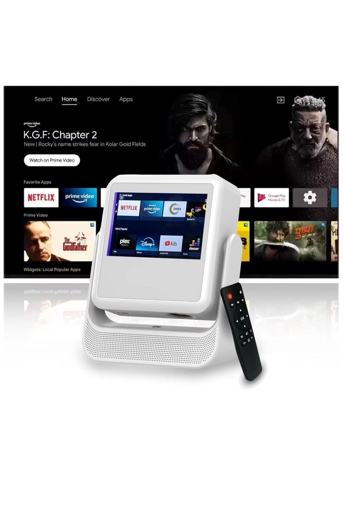 Smart Touch Screen Projector - 1080P 11000 Lumens