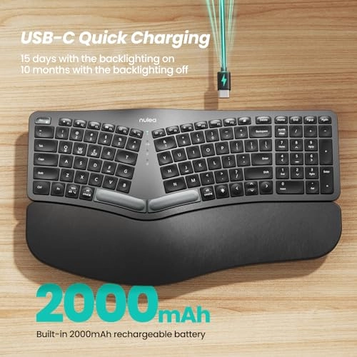 Wireless Ergonomic Keyboard - Wireless