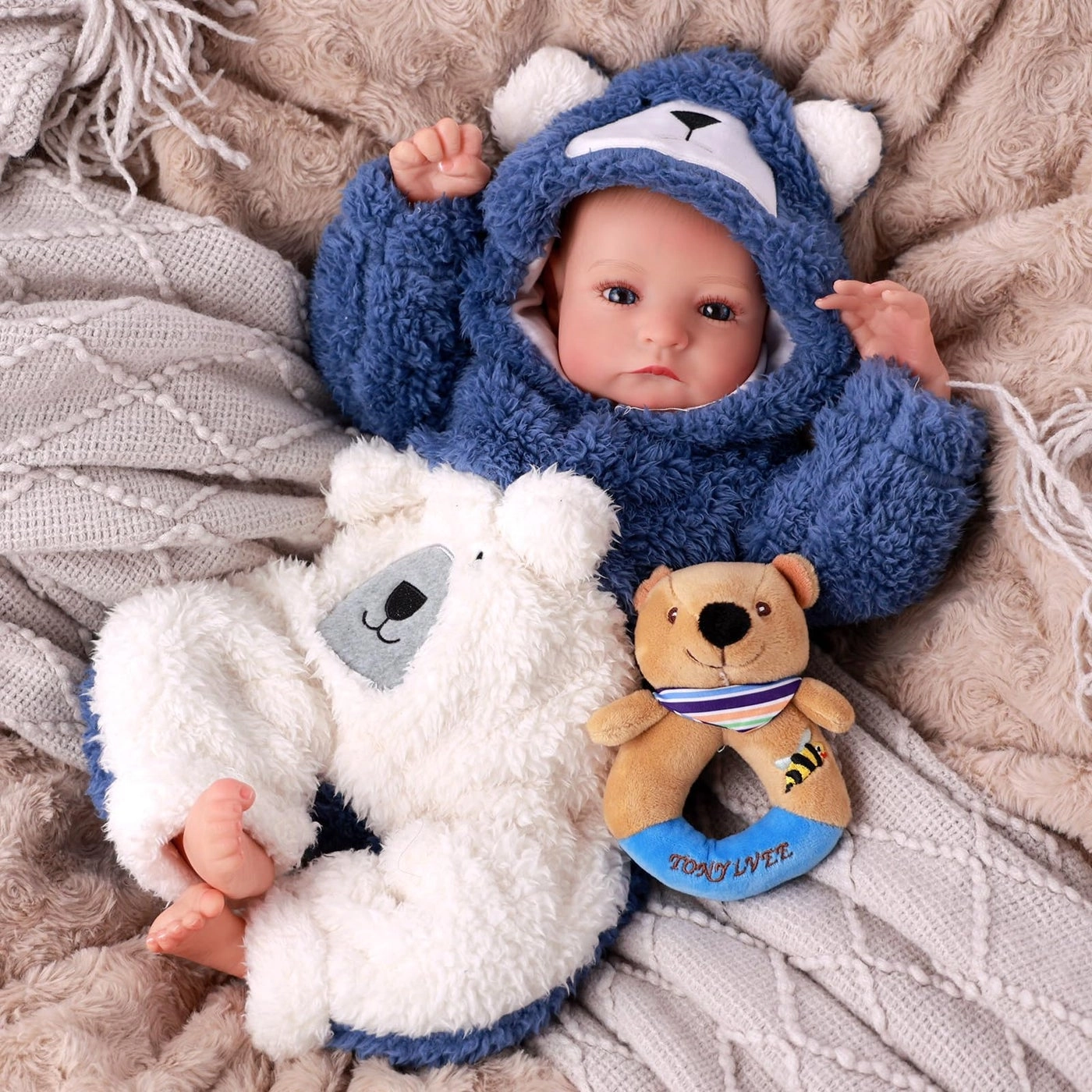 Reborn Baby Doll - 17Inch Vinyl Boy Ages 3+
