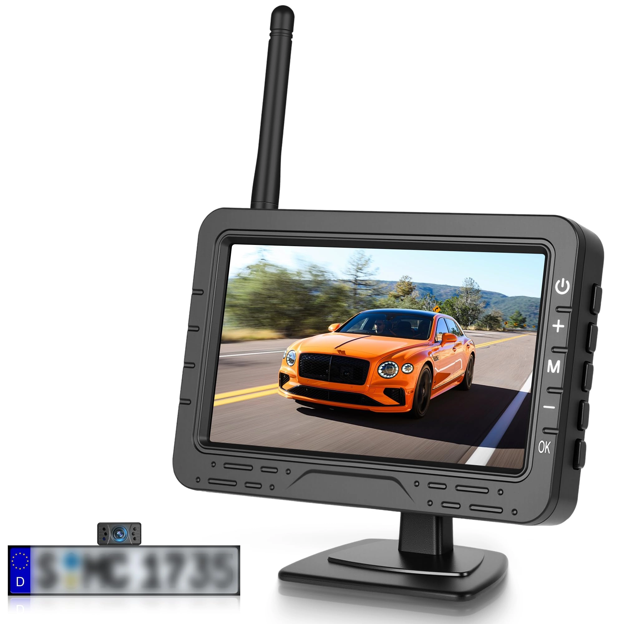 Rimoody Wireless Rear Camera - Night Vision Wireless 480*272 pixels