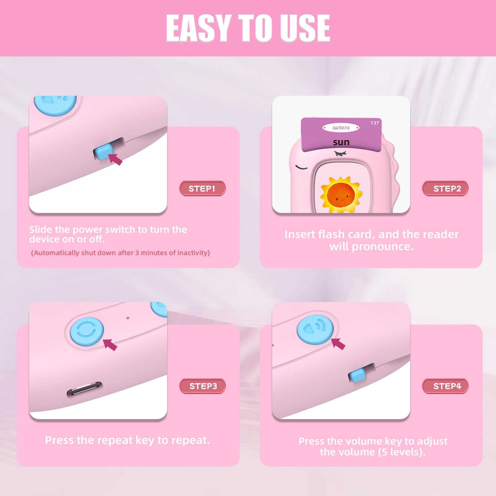 visator Flash Cards Language - 1-6 Years Old