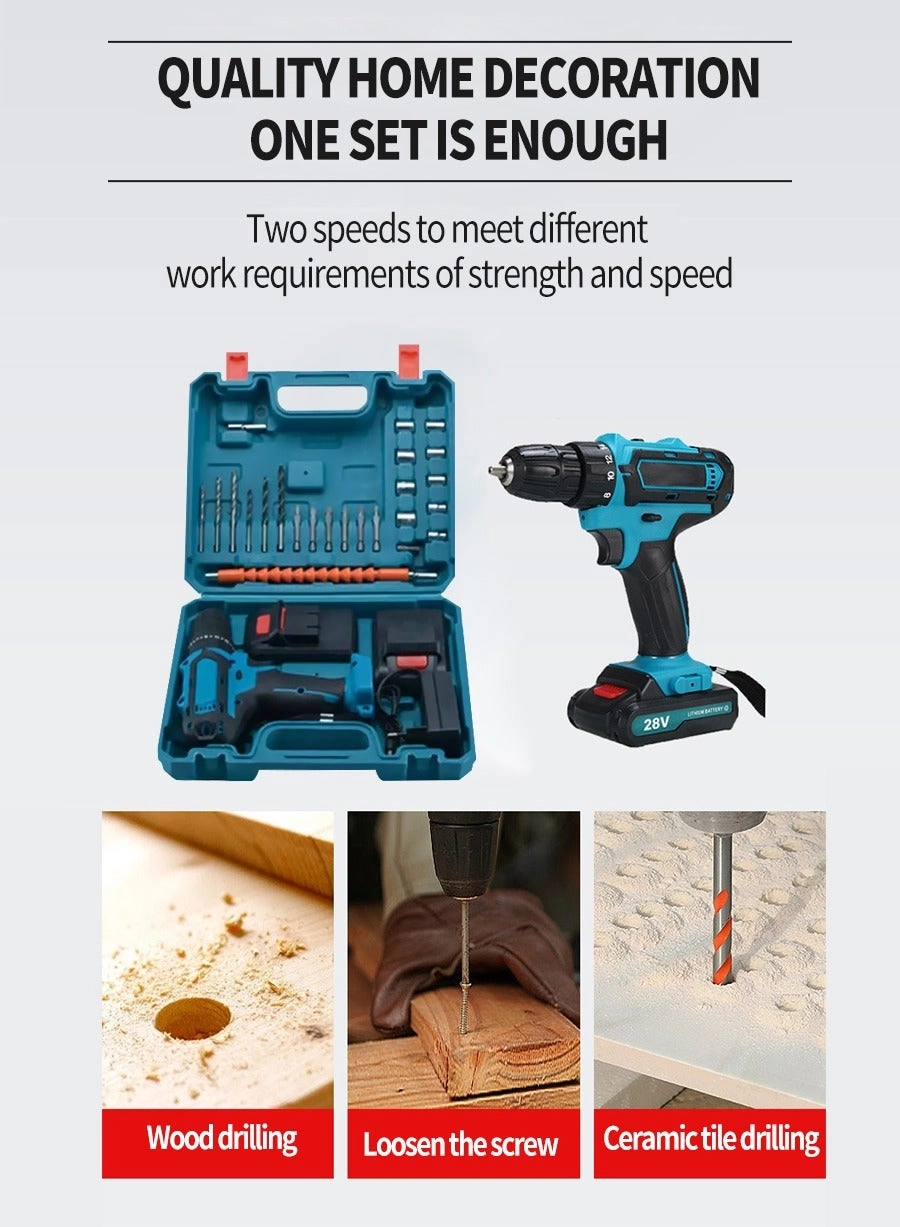 Impact Cordless Drill Driver - 28 Ampere-hour