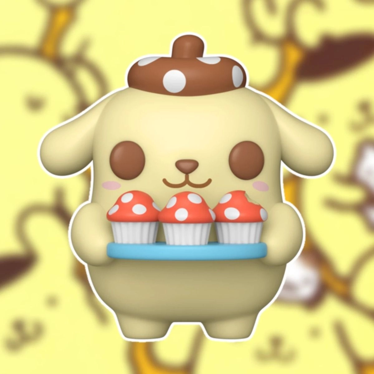 Pompompurin - Hello Kitty and Friends - 9.53 x 9.53 x 9.53 cm (73607)