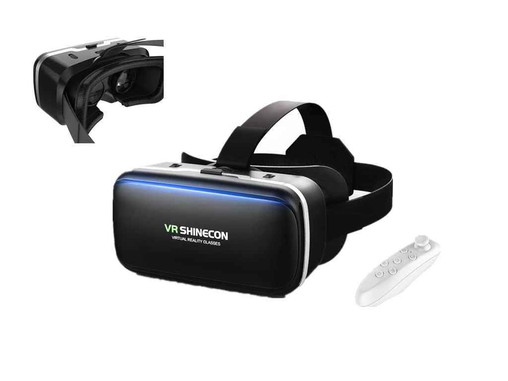 PEKMAR VR Headset - Bluetooth Controller 4.7-6.6 inch