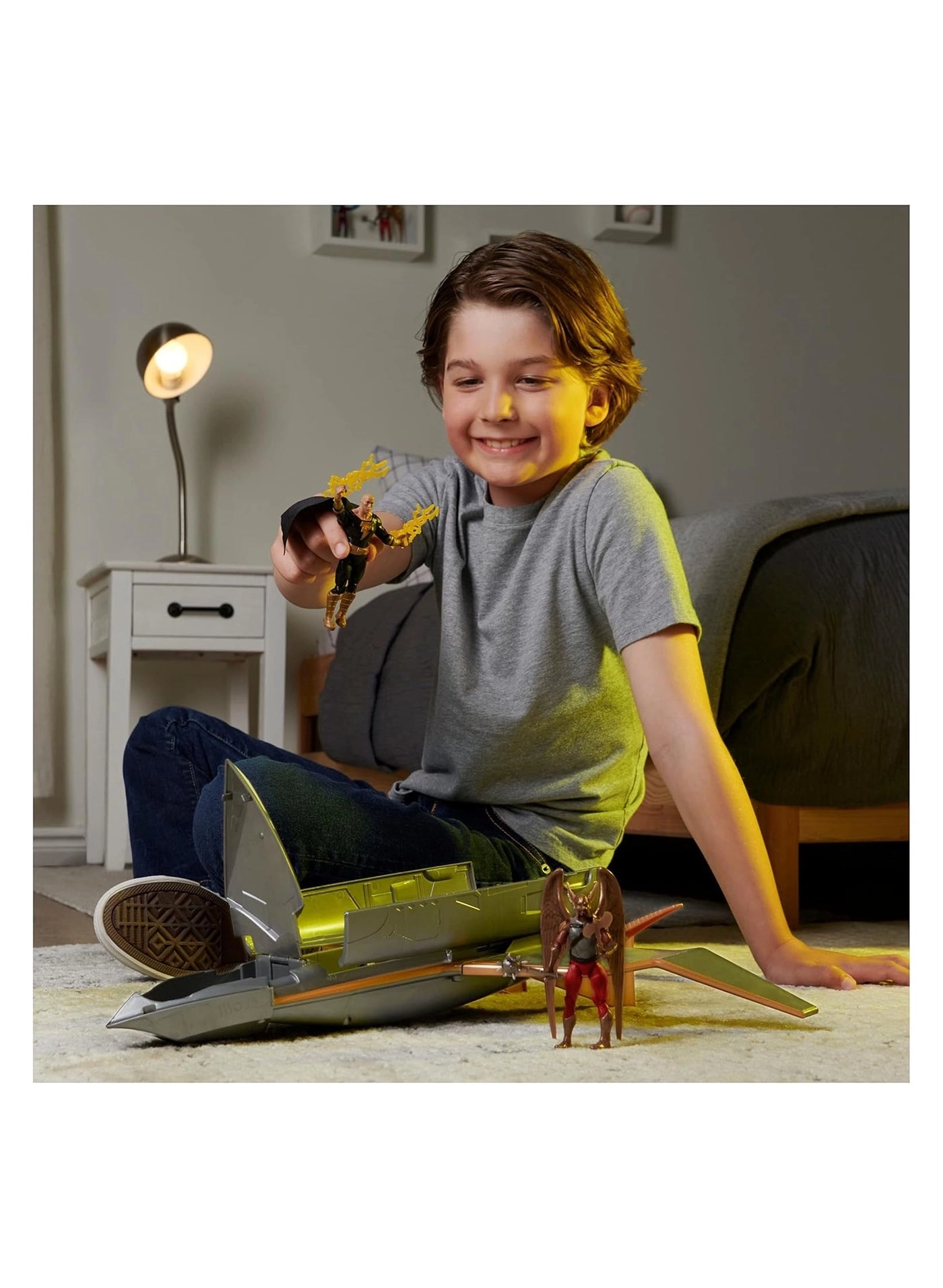 Hawk Cruiser Patrol - Over 16-inch Wide + Black Adam + Hawkman