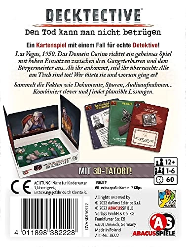 Decktective - Cooperative Card Game (German)