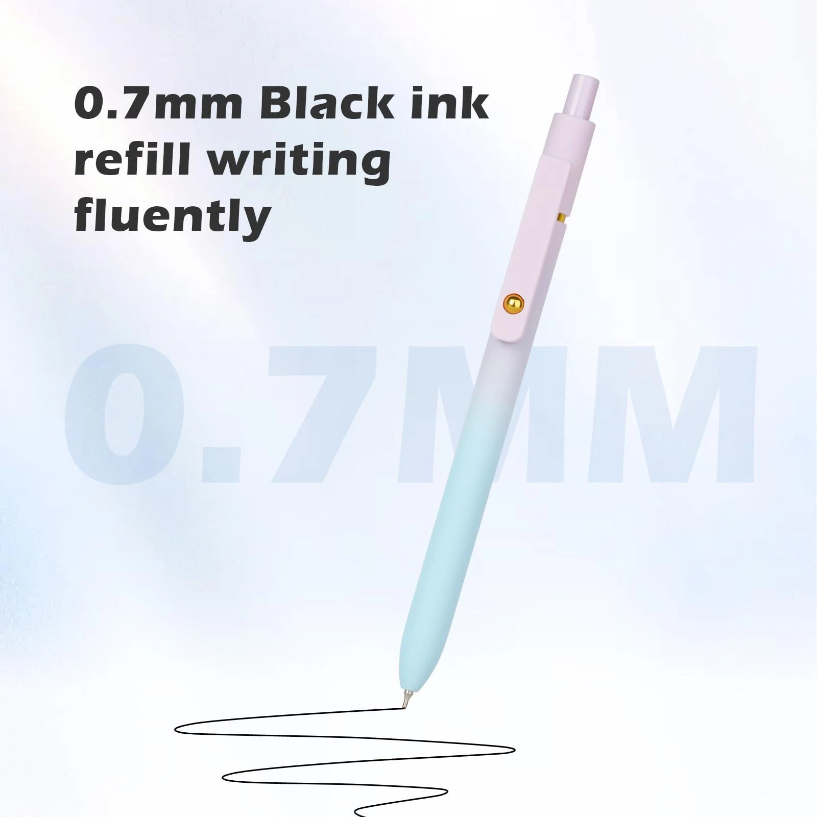 Gel Pens - 6pc 0.7mm