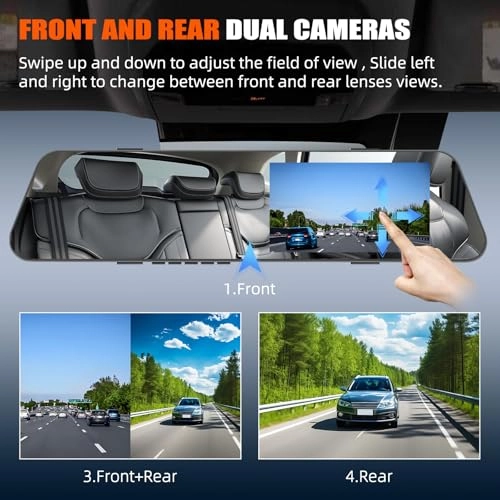 Mirror Dash Cam - 1080p 30 FPS