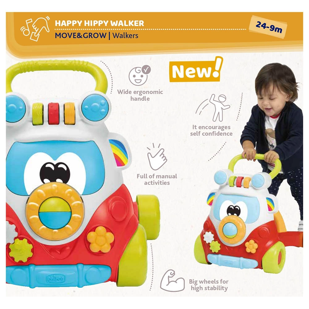 Happy Hippy Walker - 4 large wheels recycled plastic