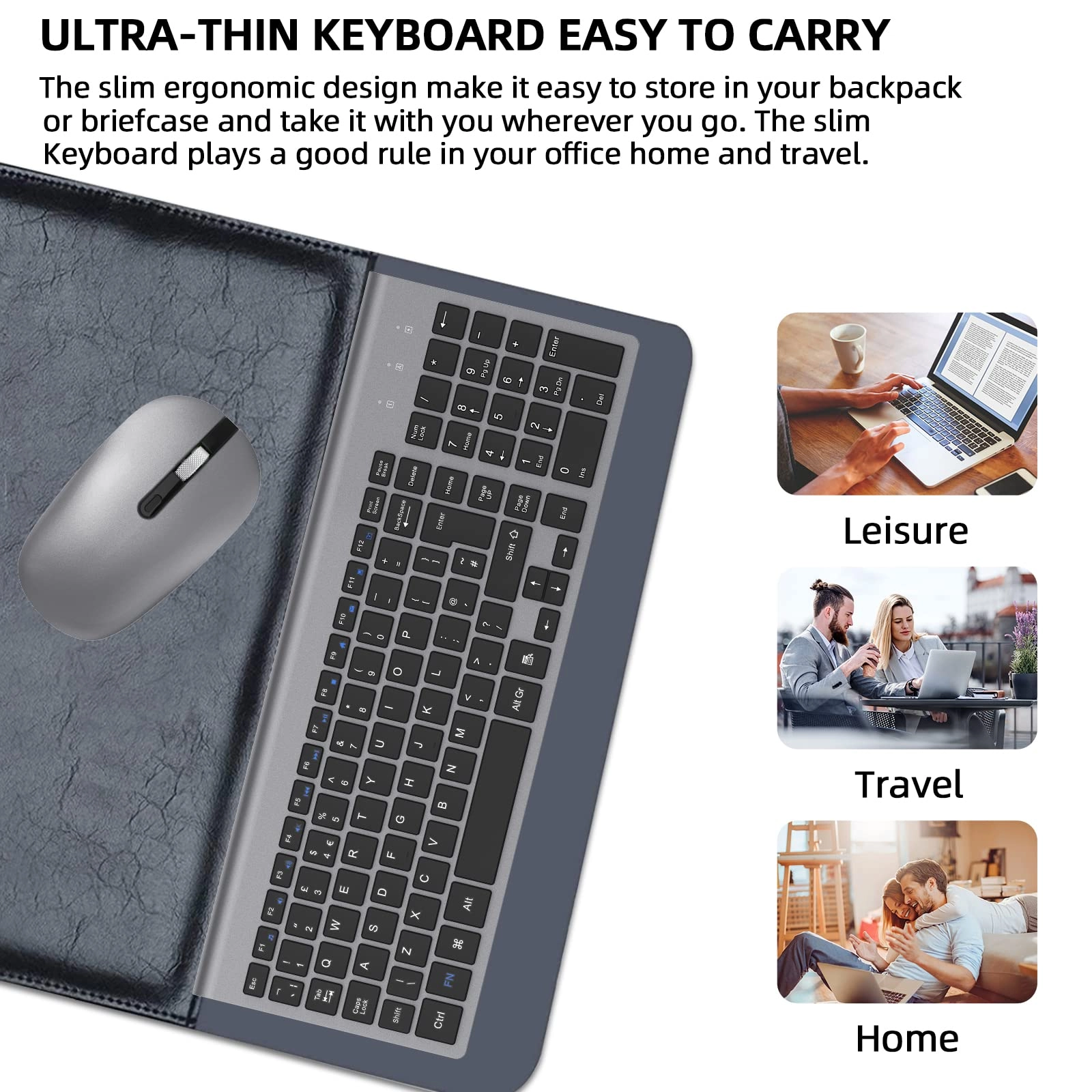 Wireless Keyboard Mouse Combo - UK Wireless