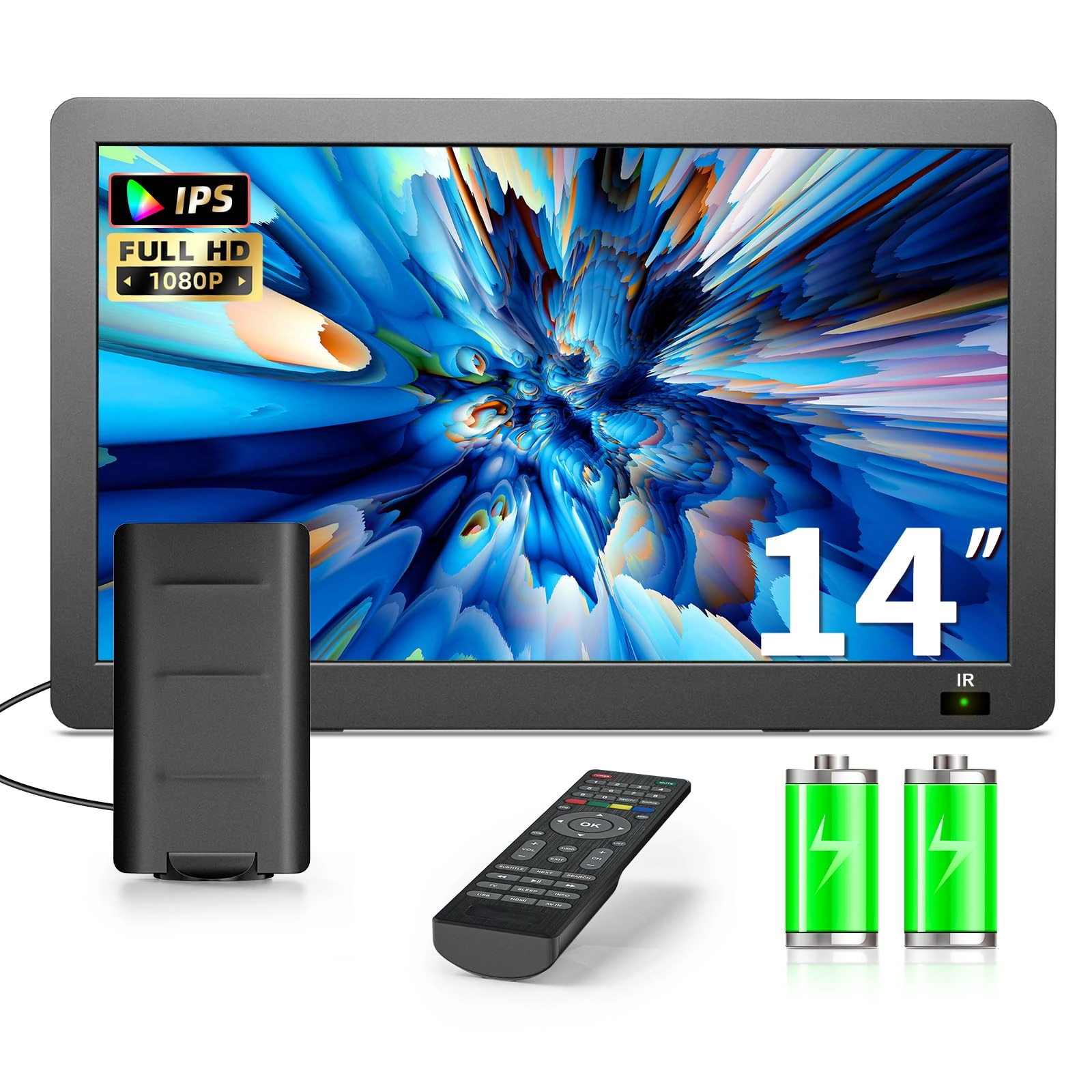 Erasiny PTV144B-BK - 1080p 14 Inches