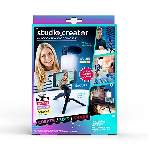 Studio Creator Podcast & Vlogging Kit - 8+