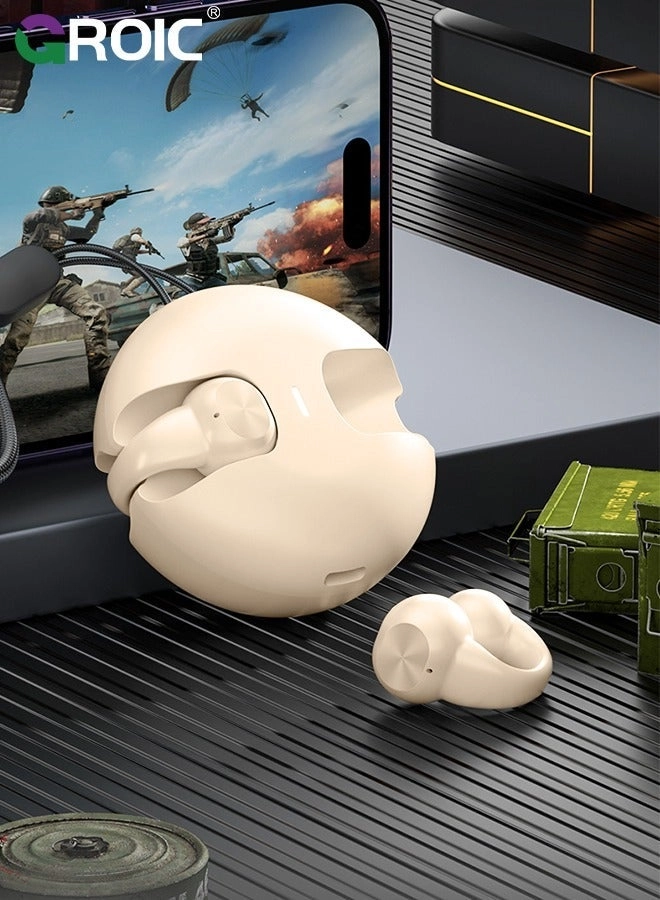 Clip-on Wireless Earbuds