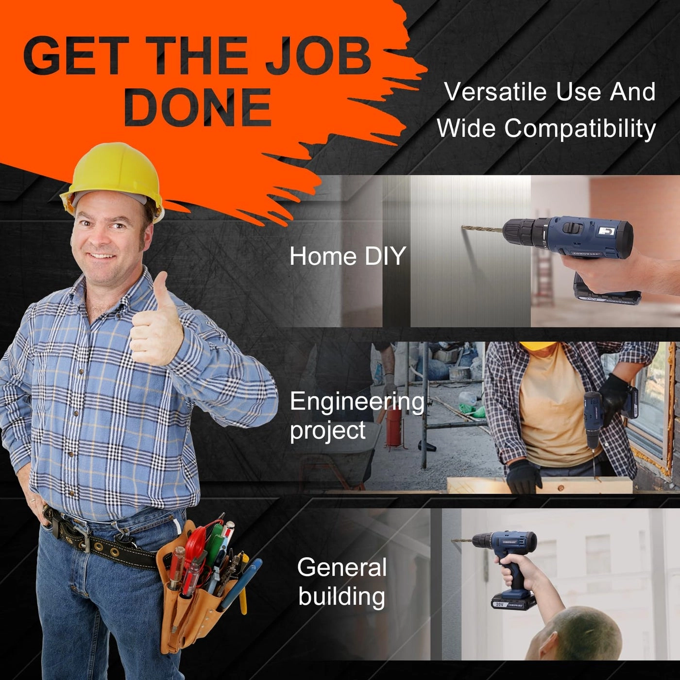 Cobalt Drill Bit Set - M35 High Speed Steel 21Pcs 1/16"-3/8"