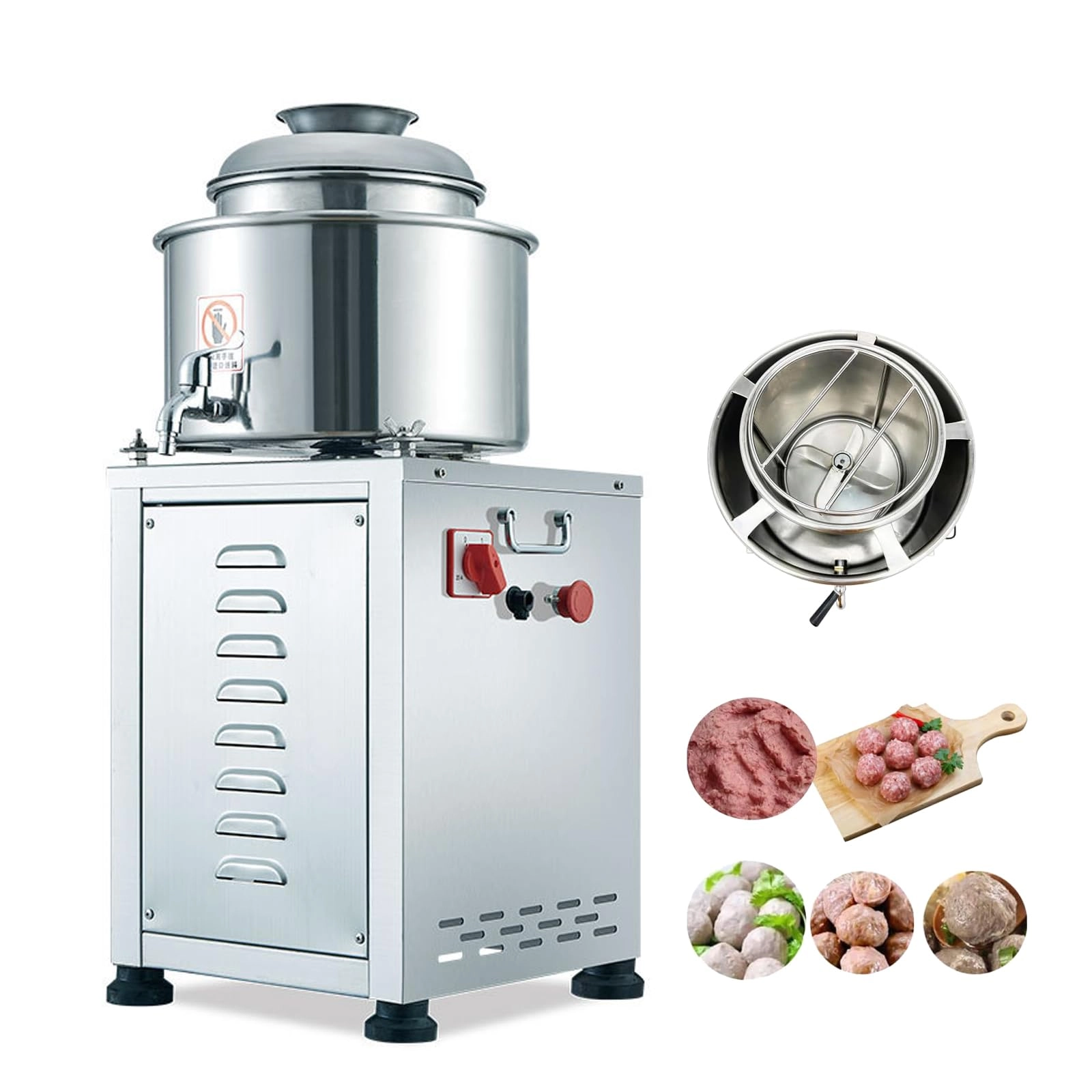 Ryanong Electric Meatball Beater Machine - 1500W