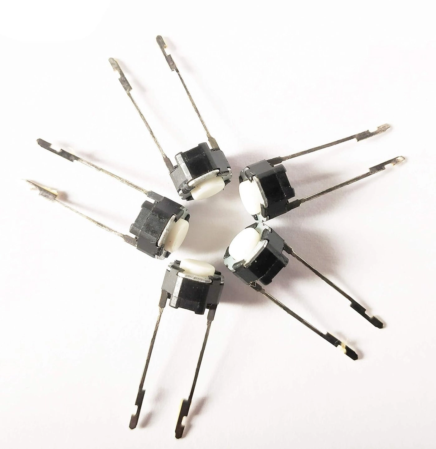Octo Round Tactile Micro Push Button Switch - 2 Pin 10 pcs
