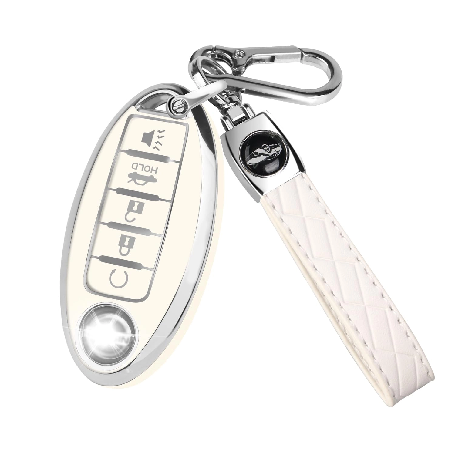 QBUC Nissan Key fob Cover - Soft TPU 360°Car Key Case