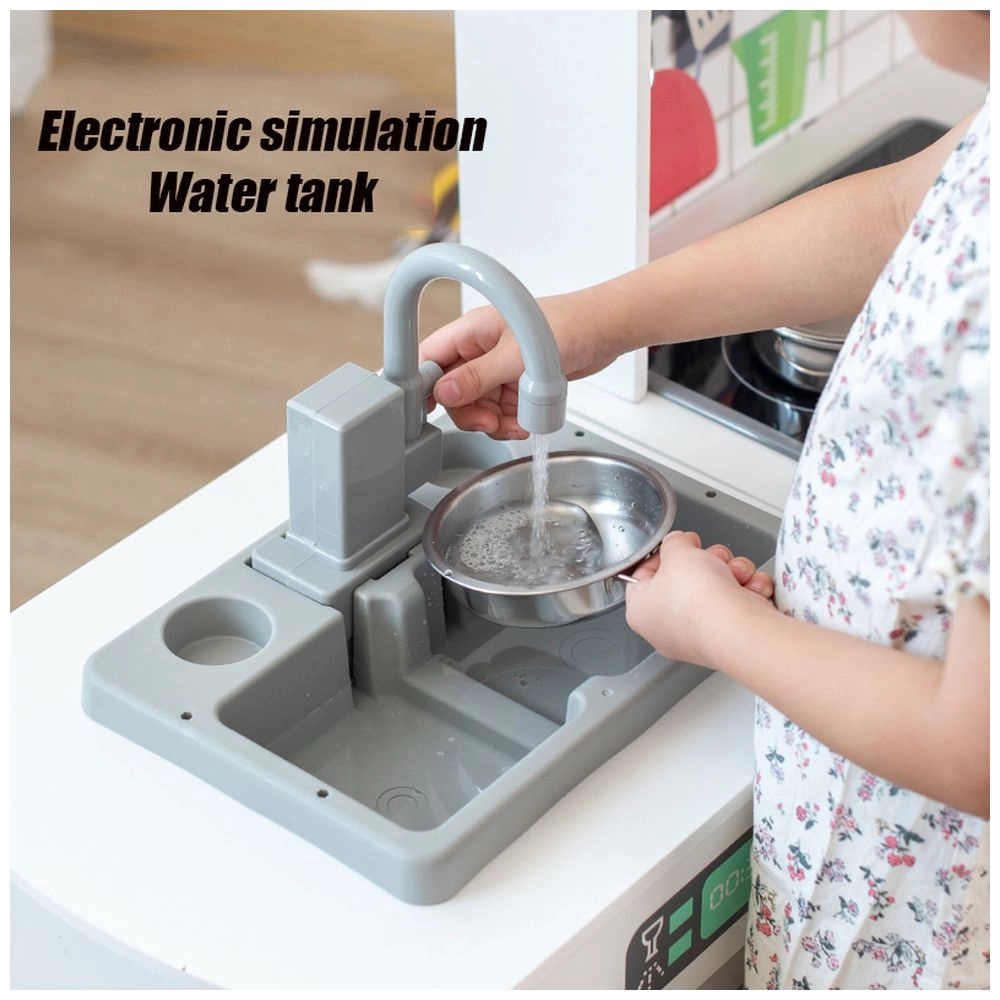 Kids Wooden Kitchen Playset (5551007-W10C610)