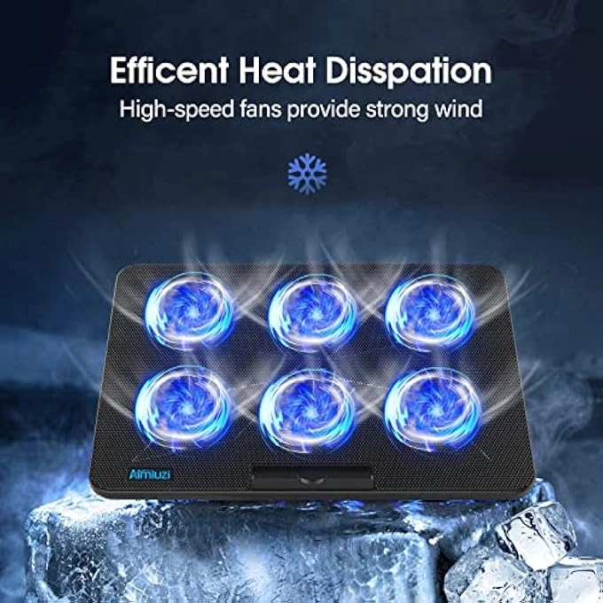 LAPTOP COOLING PAD - 12-17 INCH 6 QUIET FANS