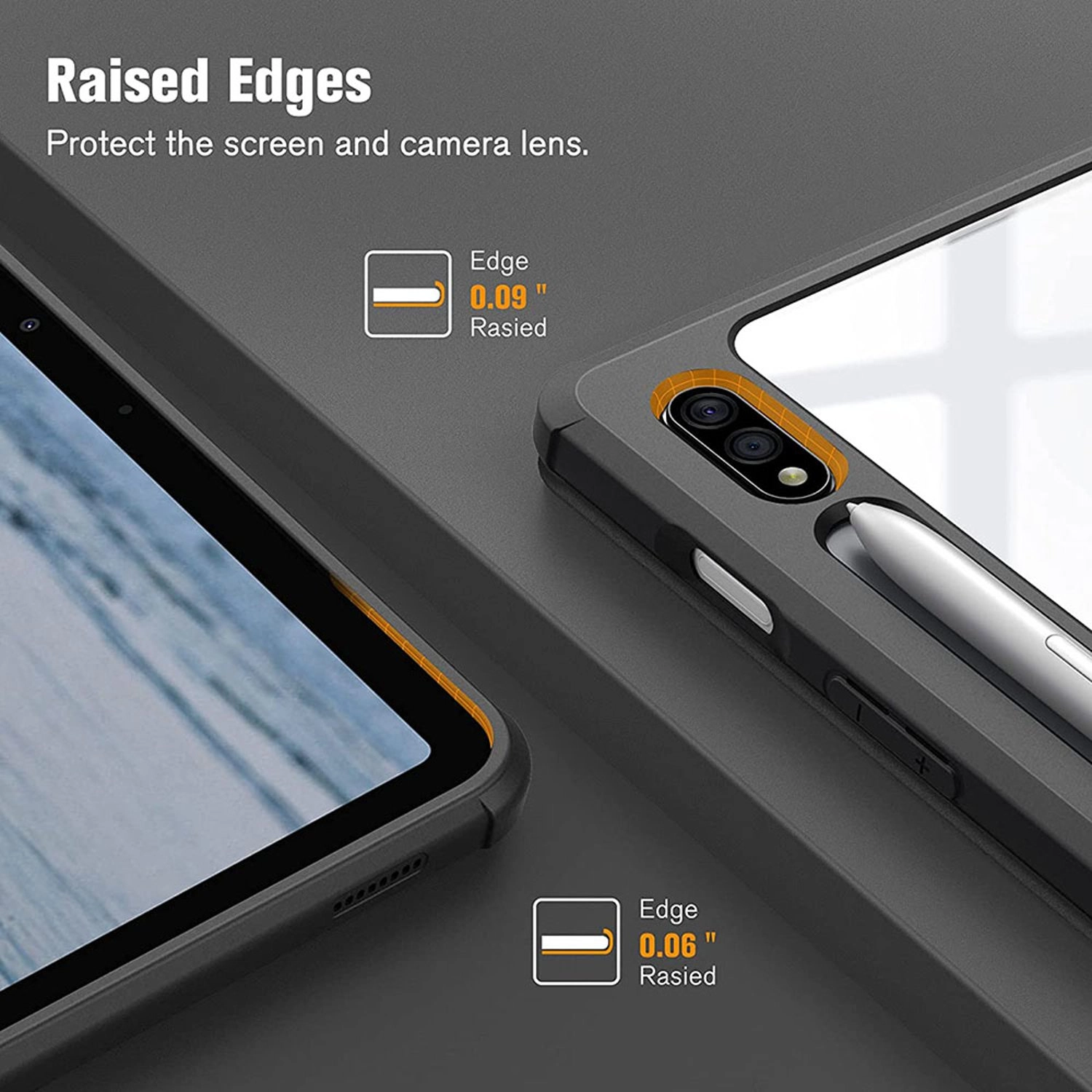 Magnetic Case with Screen Protector for Galaxy Tab S8 11-inch