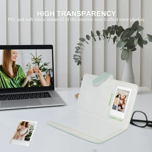 2x3" 108 Pockets PU Leather Photo Album