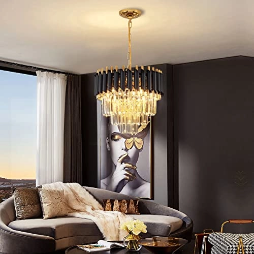 Modern Led Crystal Pendant Light - warm white