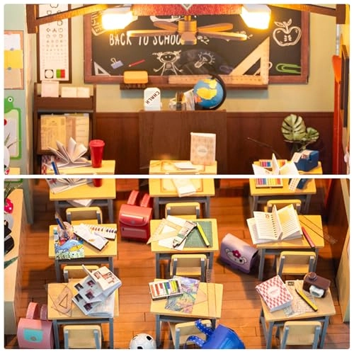 Miniature Dollhouse Kit - Classroom