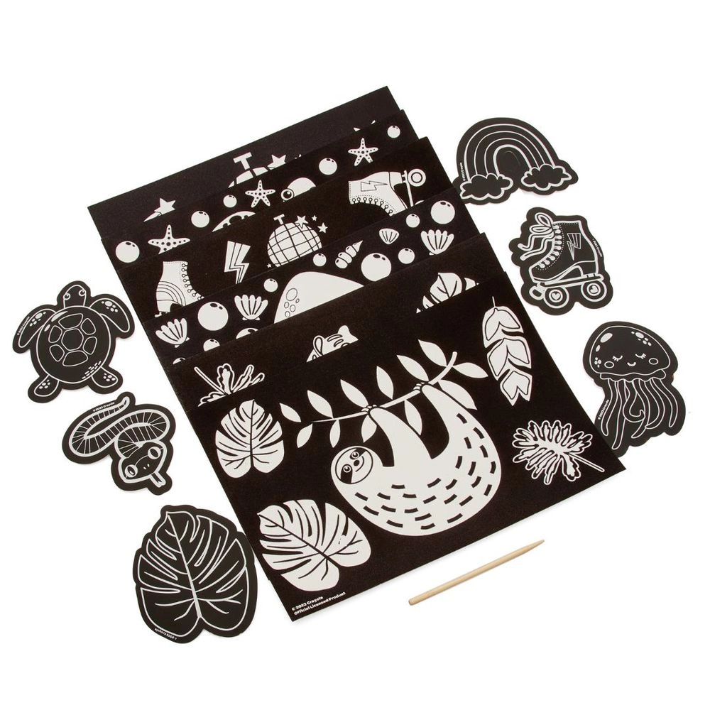 Scratch And Color Bumper Box - 20 pieces