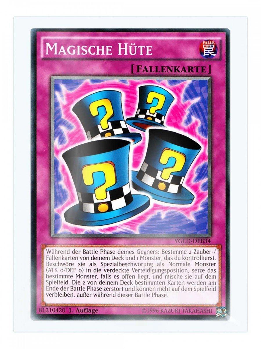 Yu-Gi-Oh! YGLD-DEB34 Magic Hats - 1st Edition