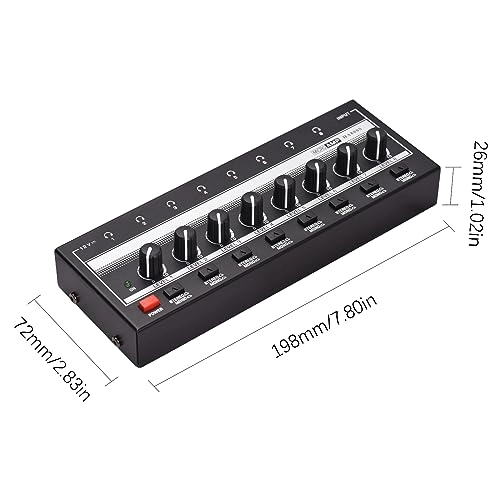HA800S - 8-Channel Stereo Metal