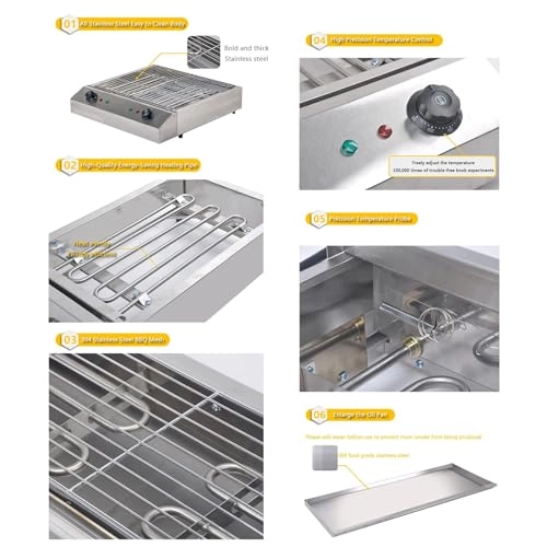 Table Top Griddle - 240*400MM