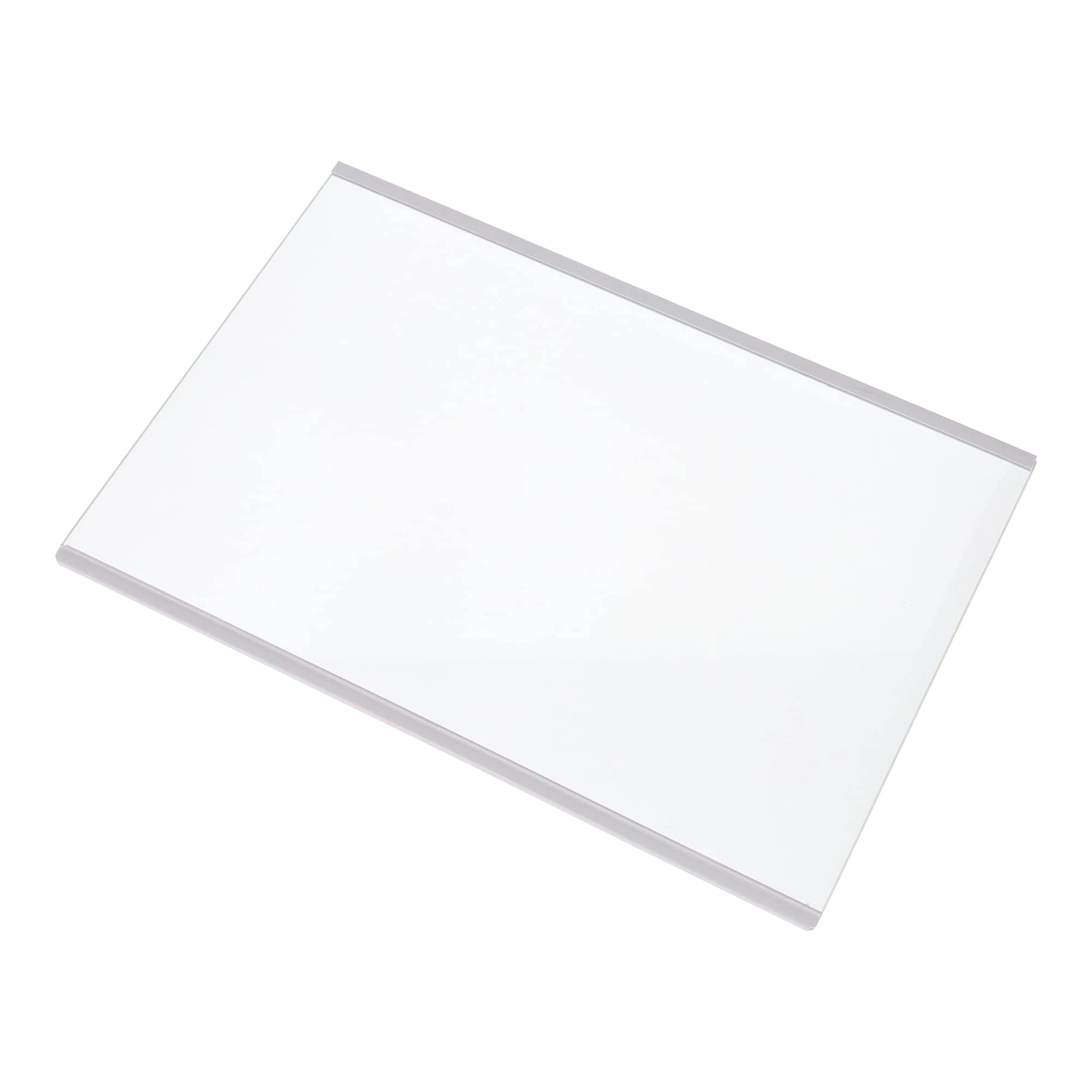 sparefixd Glass Shelf - White Edge Trim 49.5cm Wide x 34.5cm Deep