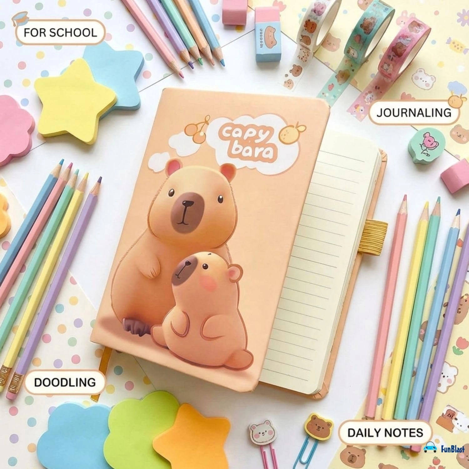 Capybara Diary for Girls