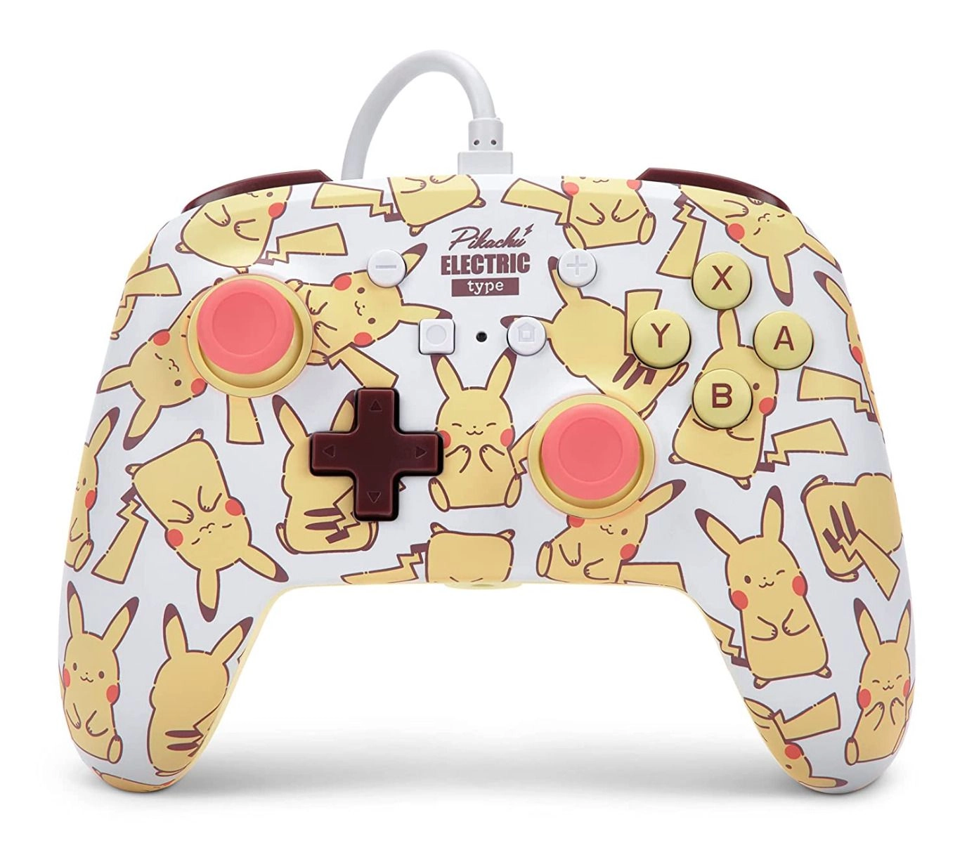 Nintendo Switch Enhanced Wired Controller Pikachu Moods