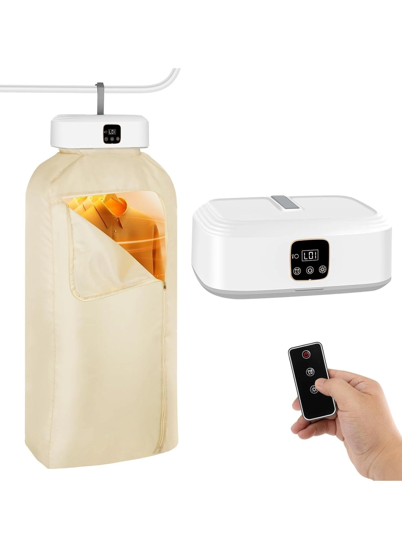 LIXES Portable Clothes Dryer - Upgraded 2.0 Mini