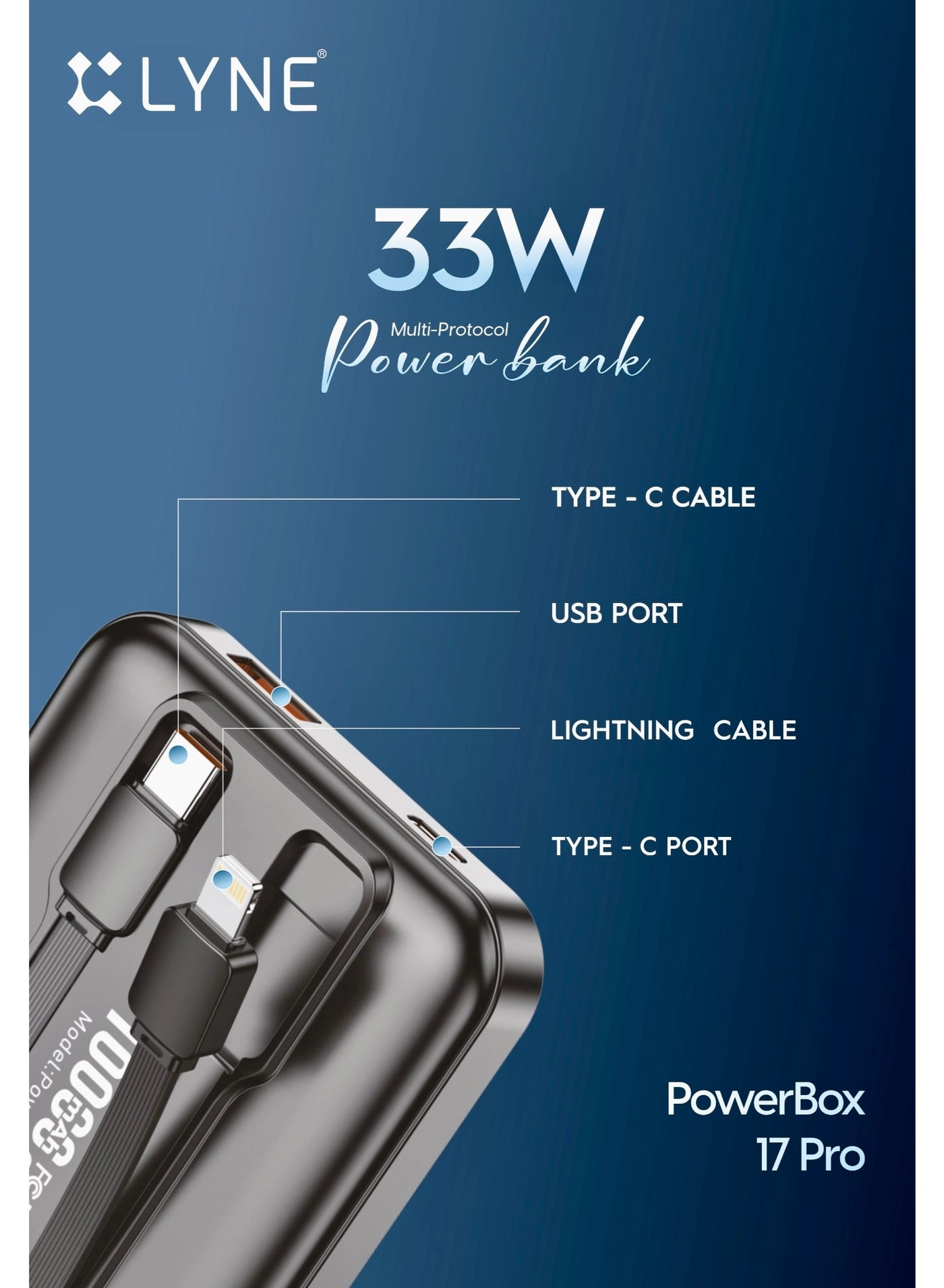 PowerBox i7 Pro - 10000mAh 33W