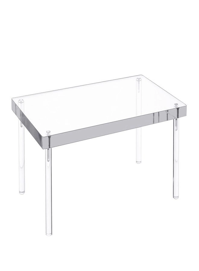 Jusalpha Acrylic Monitor Stand - 10mm Thickness 14.5'' x 9'' x 3.4''