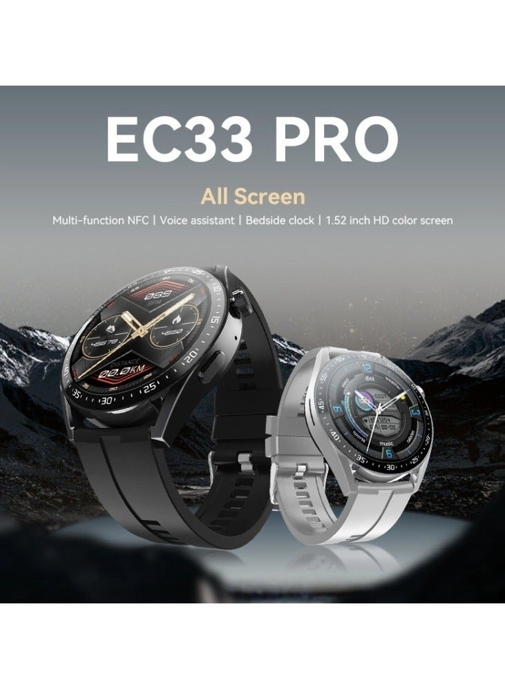 EC33 Pro - 1.48 inch Color Screen Heart Rate Monitoring Blood Pressure Monitoring