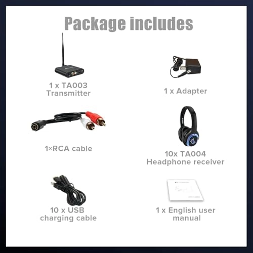 TA003 Wireless Headphone 10 Pack