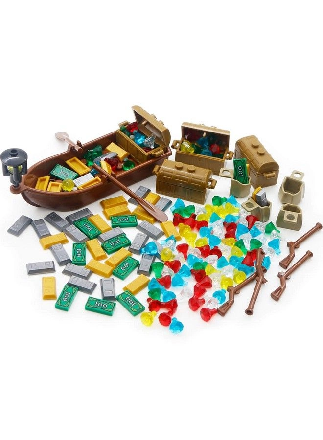 Pirate Accessories Money Treasure Chest - Building Bricks Ship