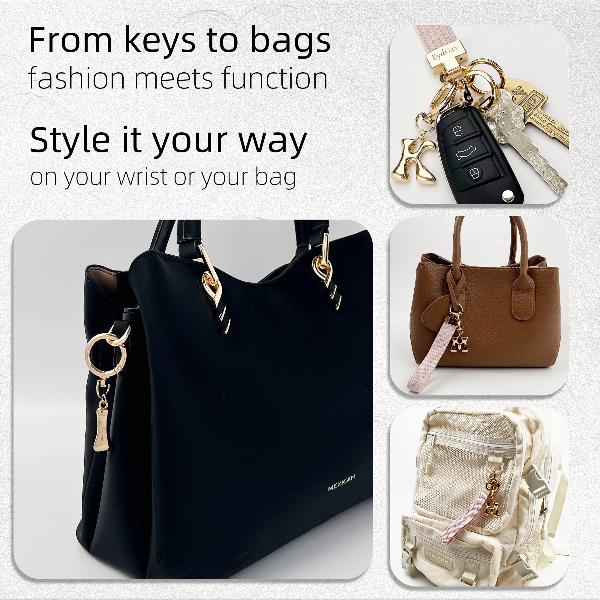 Initial Keychain - Letter