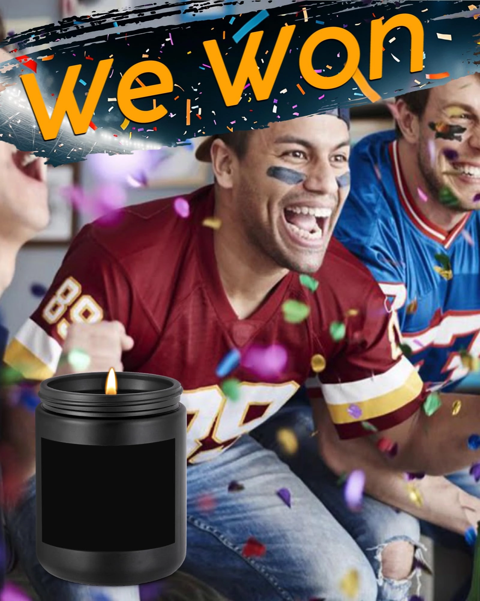 Smells Like A 49ers Win Scented Candle - Lavender 1
