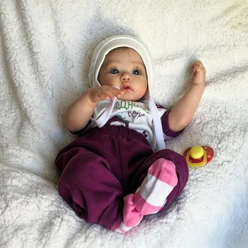 Reborn Baby Doll - 18 inch Full body vinyl Girl Ages 3+